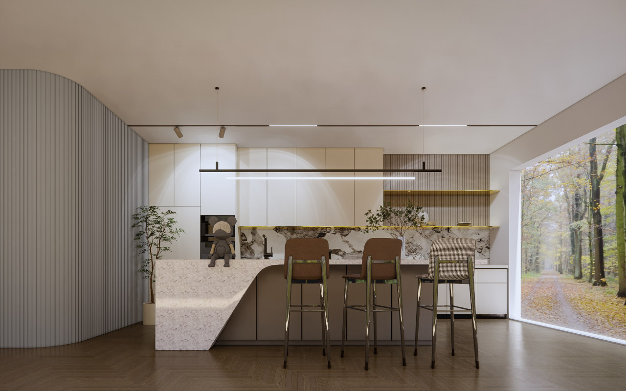 钛金灰生态板-板材全屋定制案例