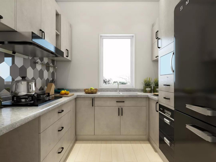 壹号娱乐现代气概橱柜定制