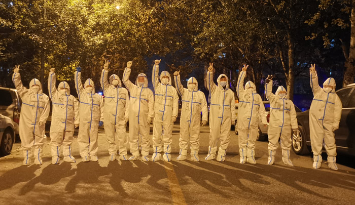 壹号娱乐员工投身防疫阻击战